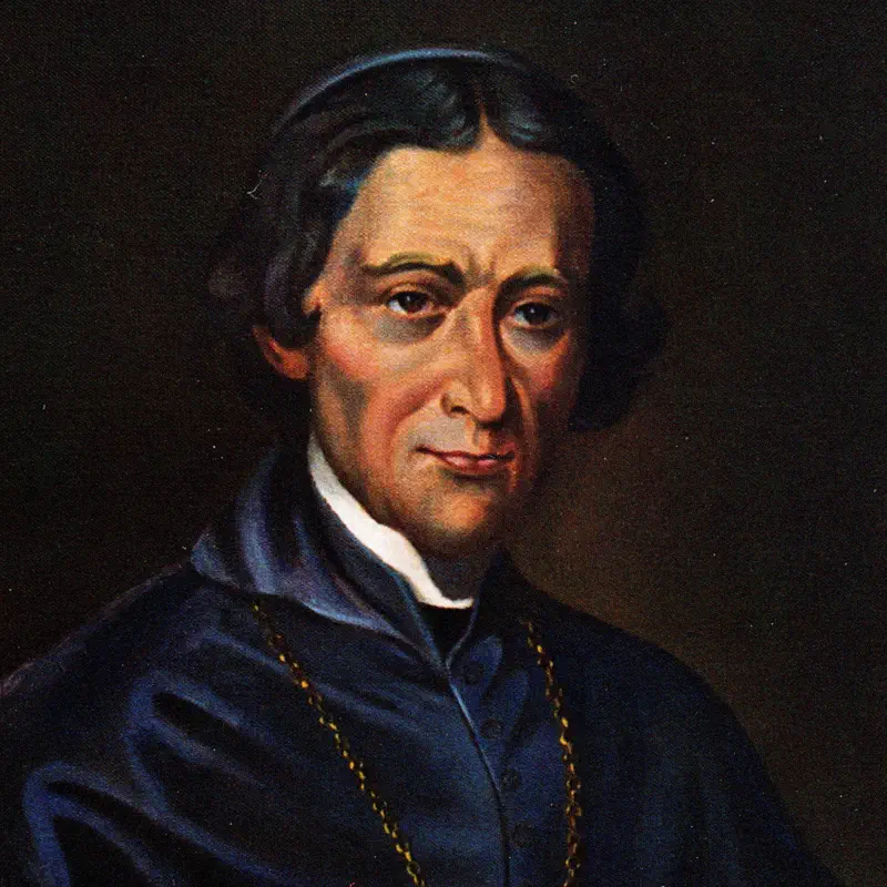 Bishop Baraga painted portrait Bishop Baraga painted portrait